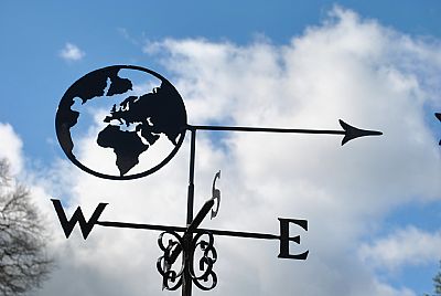 World weathervane weathervane